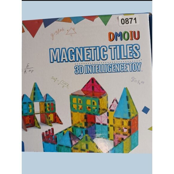 Dmoiu Magnetic Tiles 3D Intelligence Toy 38-Piece Set For Ages 3+ - Picture 1 of 5